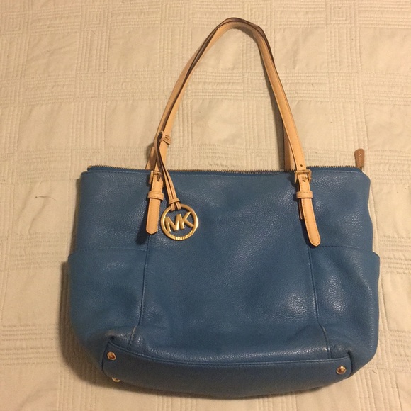 Michael Kors Handbags - MICHAEL KORS Medium Blue Tote